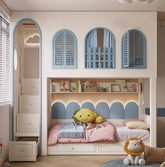 Nukhome Little Cottage Full Height Bunk Bed (Customizable)